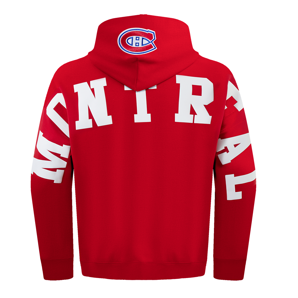 NHL MONTREAL CANADIENS WINGSPAN CHANDAIL À CAPUCHON POUR HOMME (ROUGE)