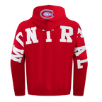 NHL MONTREAL CANADIENS WINGSPAN CHANDAIL À CAPUCHON POUR HOMME (ROUGE)