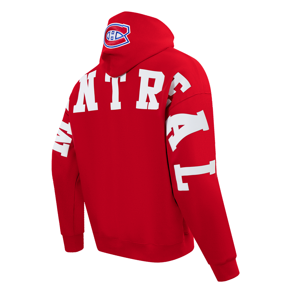 NHL MONTREAL CANADIENS WINGSPAN CHANDAIL À CAPUCHON POUR HOMME (ROUGE)