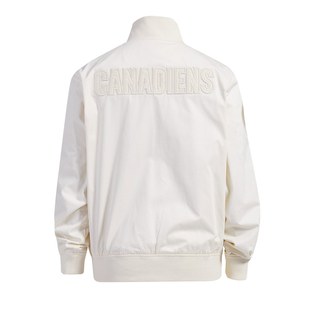 NHL MONTREAL CANADIENS NEUTRAL MEN'S  TWILL JACKET (EGGSHELL)