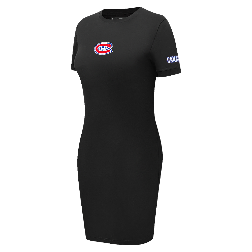 NHL MONTREAL CANADIENS CLASSIC WOMEN'S BODYCON DRESS (BLACK)
