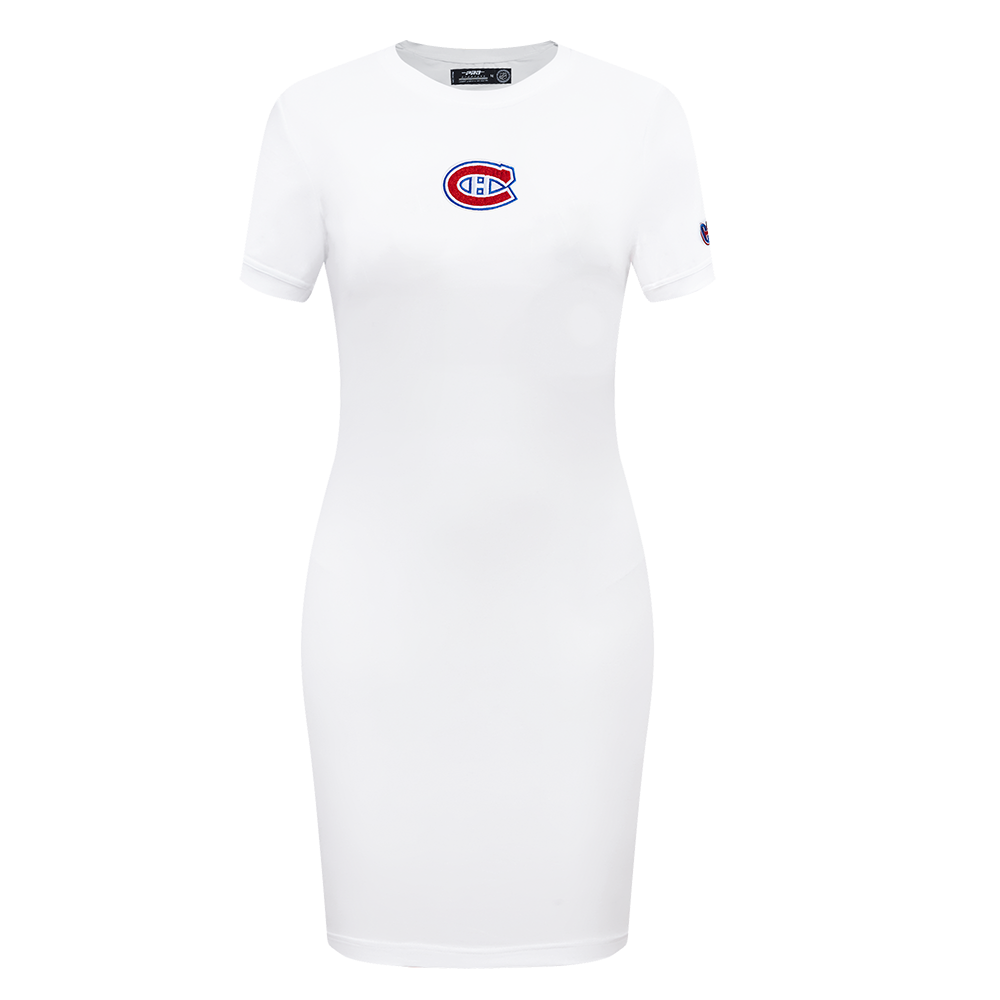 NHL MONTREAL CANADIENS CLASSIC ROBE MOULANTE POUR FEMME (BLANC)