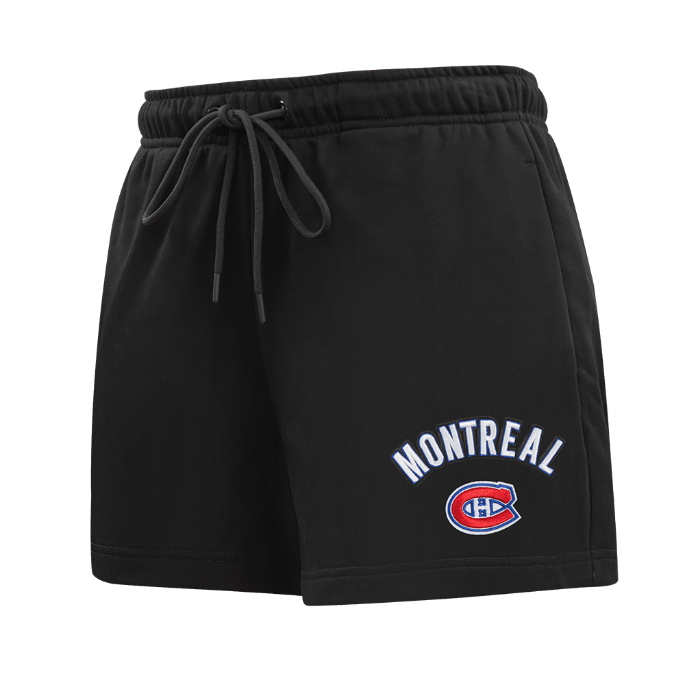 NHL MONTREAL CANADIENS CLASSIC SHORT EN MOLLETON POUR FEMME (NOIR)
