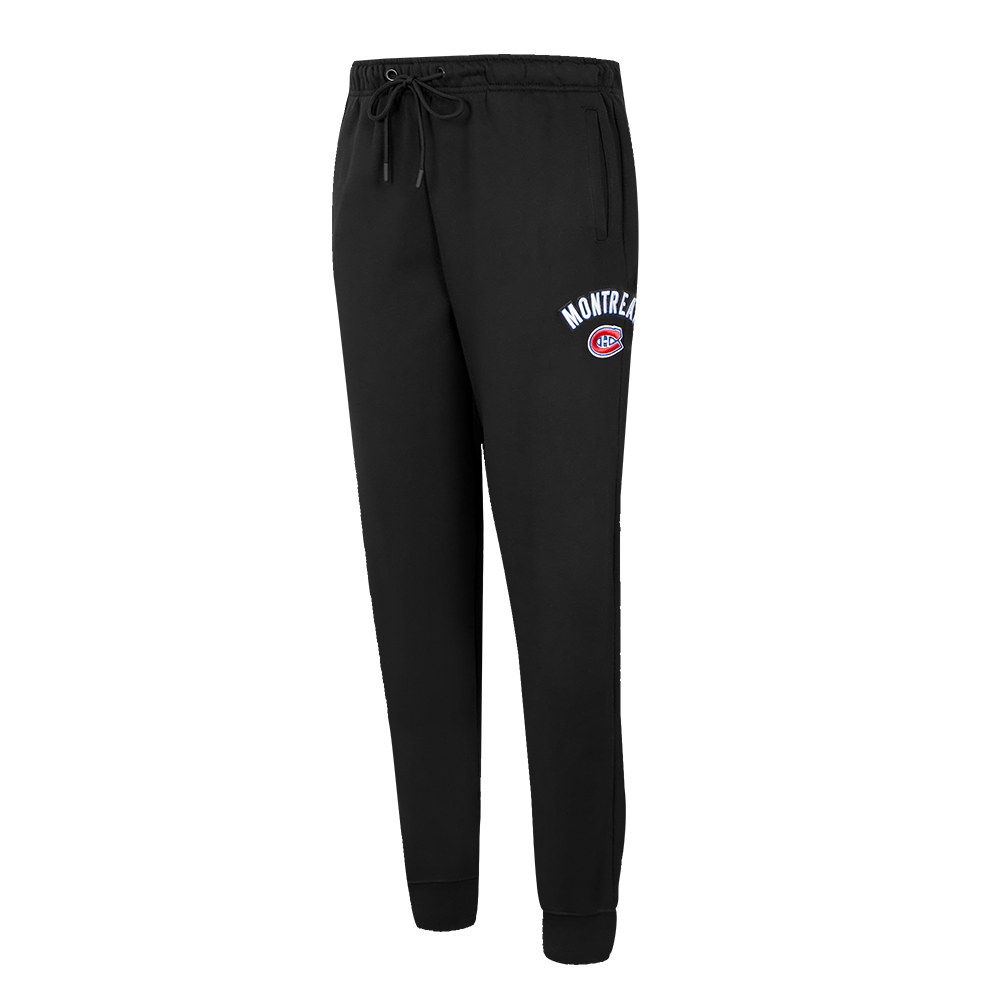 NHL MONTREAL CANADIENS CLASSIC PANTALON OUATÉ EN MOLLETON POUR FEMME (NOIR)