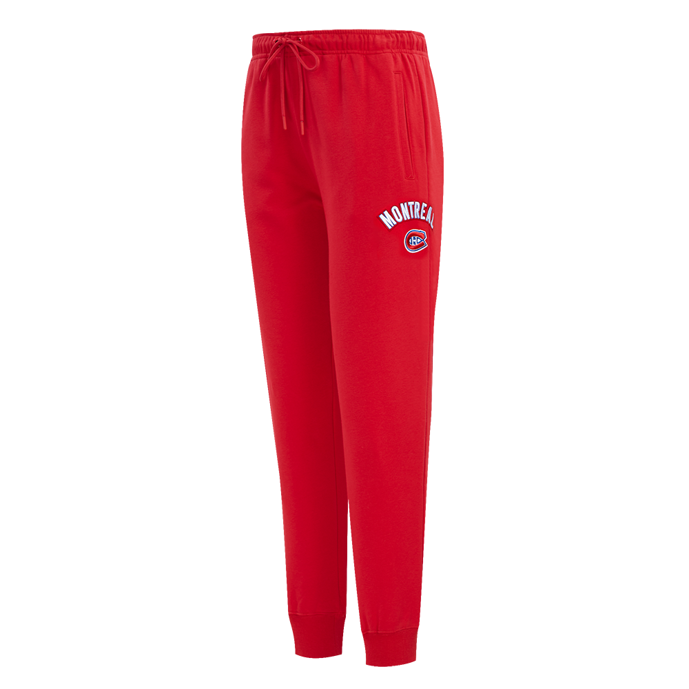 NHL MONTREAL CANADIENS CLASSIC PANTALON OUATÉ EN MOLLETON POUR FEMME (ROUGE)