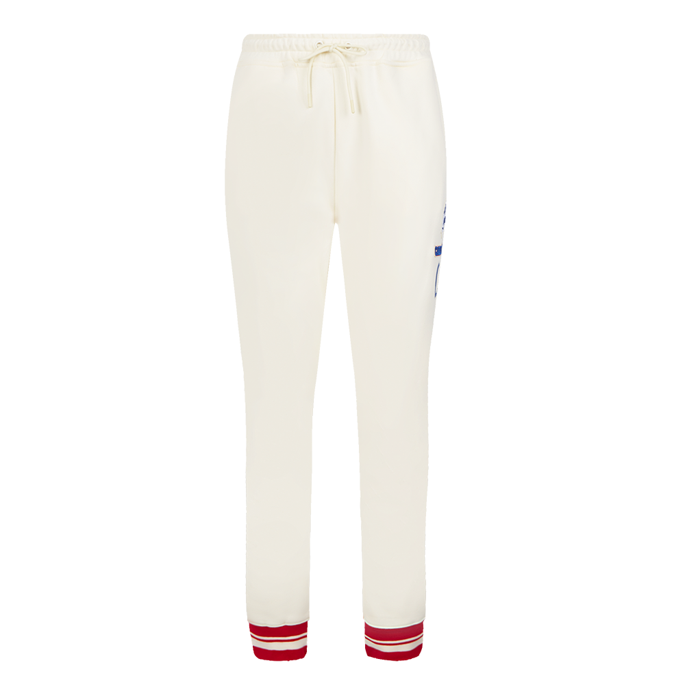 NHL MONTREAL CANADIENS RETRO CLASSIC WOMEN'S RIB SWEATPANT (EGGSHELL/ RED)