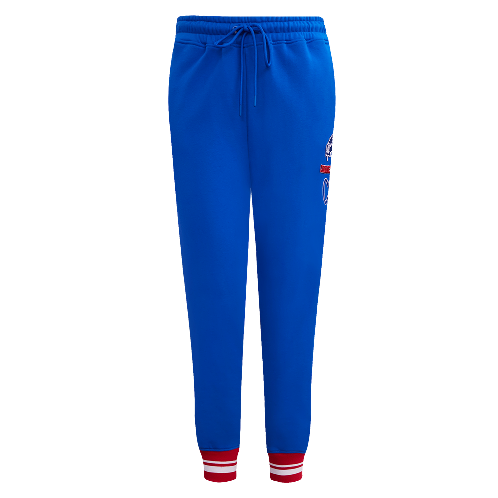 NHL MONTREAL CANADIENS RETRO CLASSIC WOMEN'S RIB SWEATPANT (ROYAL BLUE/RED)