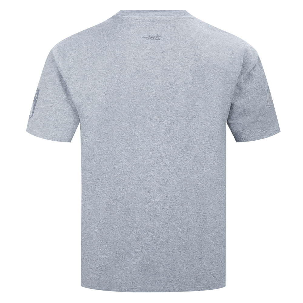 NHL MINNESOTA WILD NEUTRAL T-SHIRT EN JERSEY DE COTON À ÉPAULES TOMBANTES POUR HOMME (GRIS CHINÉ FONCÉ)