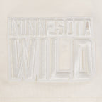 NHL MINNESOTA WILD NEUTRAL T-SHIRT EN JERSEY DE COTON À ÉPAULES TOMBANTES POUR HOMME (COQUILLE D'ŒUF)