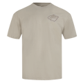 NHL MINNESOTA WILD NEUTRAL T-SHIRT EN JERSEY DE COTON À ÉPAULES TOMBANTES POUR HOMME (TAUPE)