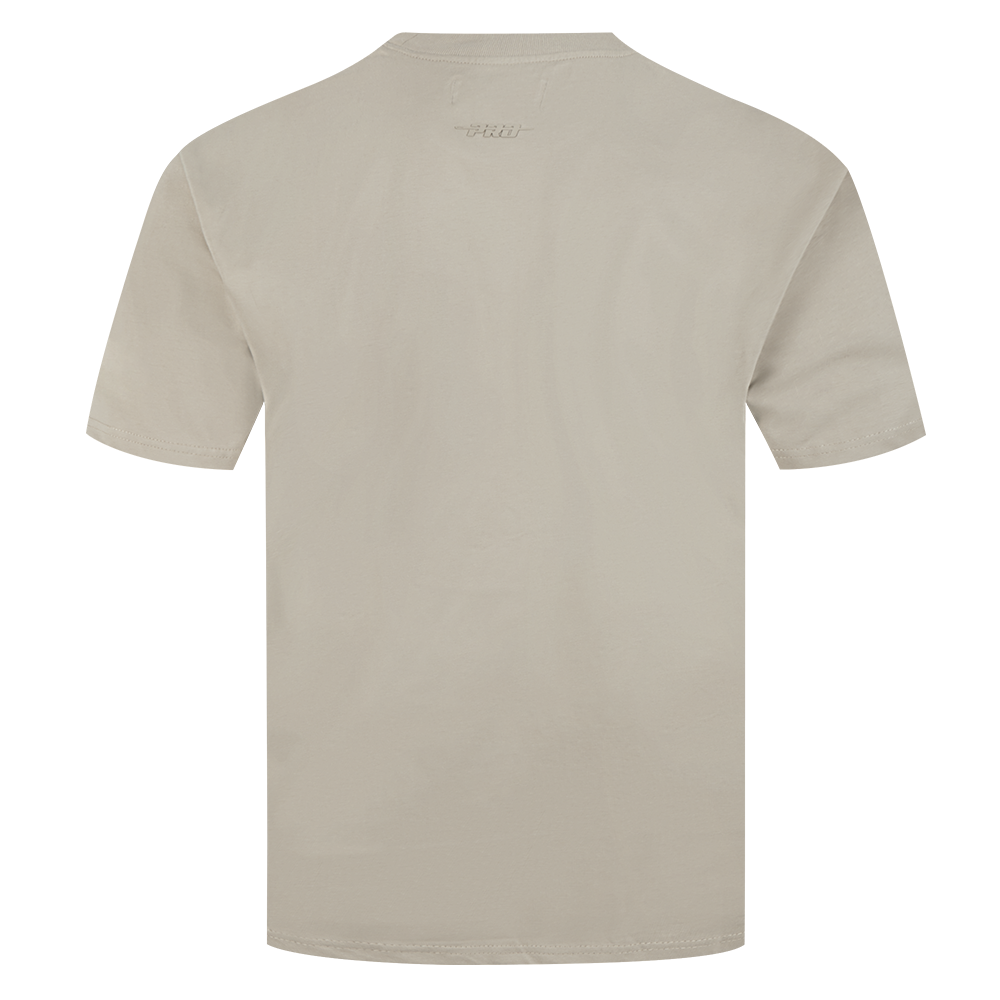 NHL MINNESOTA WILD NEUTRAL T-SHIRT EN JERSEY DE COTON À ÉPAULES TOMBANTES POUR HOMME (TAUPE)