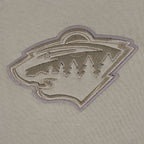 NHL MINNESOTA WILD NEUTRAL T-SHIRT EN JERSEY DE COTON À ÉPAULES TOMBANTES POUR HOMME (TAUPE)