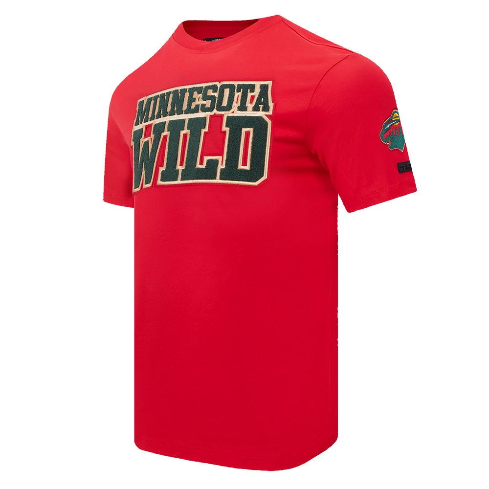 NHL MINNESOTA WILD CLASSIC CHENILLE MEN'S SJ TEE (RED)