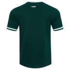 NHL MINNESOTA WILD CLASSIC CHENILLE T-SHIRT EN MAILLE DOUBLE POUR HOMME (VERT FORÊT)