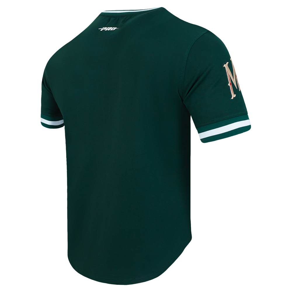 NHL MINNESOTA WILD CLASSIC CHENILLE T-SHIRT EN MAILLE DOUBLE POUR HOMME (VERT FORÊT)