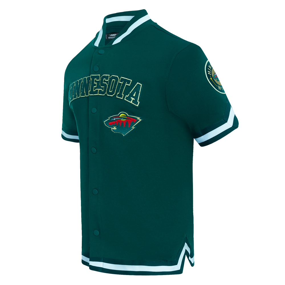 NHL MINNESOTA WILD CLASSIC BLOUSON D'ÉCHAUFFEMENT POUR HOMME (VERT FORÊT)