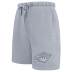 NHL MINNESOTA WILD NEUTRAL SHORT EN MOLLETON POUR HOMME POUR HOMME (GRIS CHINÉ FONCÉ)