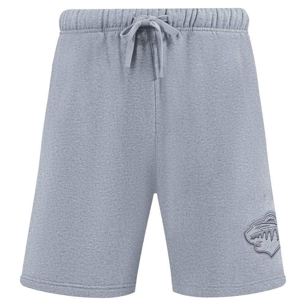 NHL MINNESOTA WILD NEUTRAL SHORT EN MOLLETON POUR HOMME POUR HOMME (GRIS CHINÉ FONCÉ)