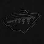 NHL MINNESOTA WILD NEUTRAL CHANDAIL À CAPUCHON EN MOLLETON À ÉPAULES TOMBANTES POUR HOMME (NOIR)