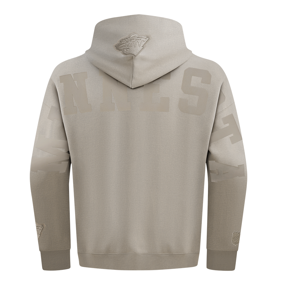 NHL MINNESOTA WILD WINGSPAN CHANDAIL À CAPUCHON POUR HOMME (TAUPE)