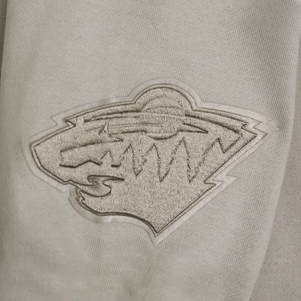 NHL MINNESOTA WILD WINGSPAN CHANDAIL À CAPUCHON POUR HOMME (TAUPE)