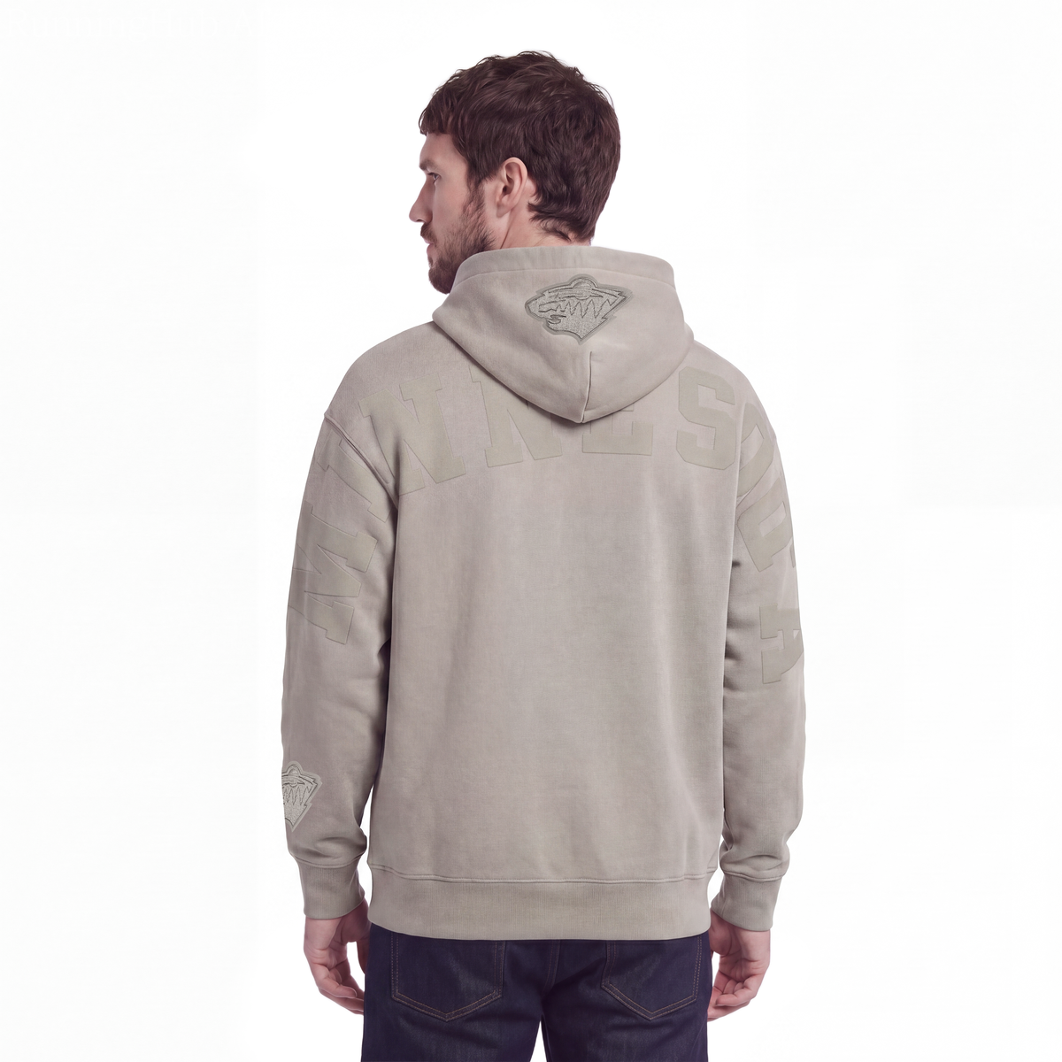 NHL MINNESOTA WILD WINGSPAN MEN'S SWEATSHIRT (TAUPE)