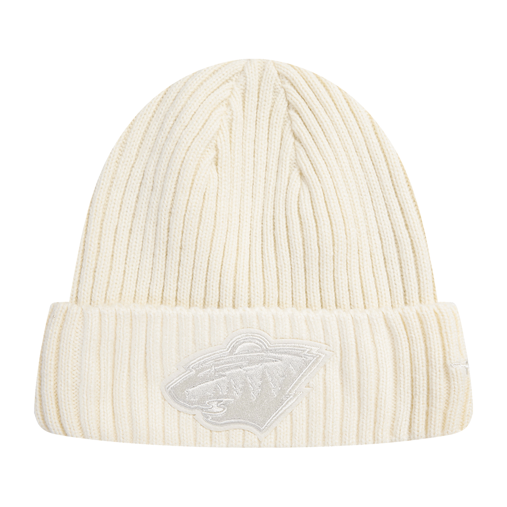 NHL MINNESOTA WILD NEUTRAL BEANIE (EGGSHELL)