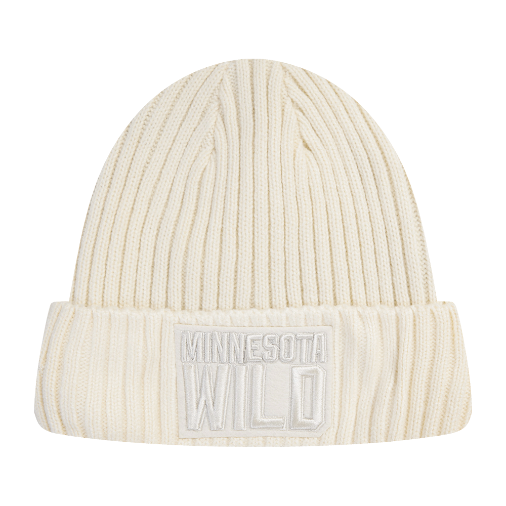 NHL MINNESOTA WILD NEUTRAL BEANIE (EGGSHELL)