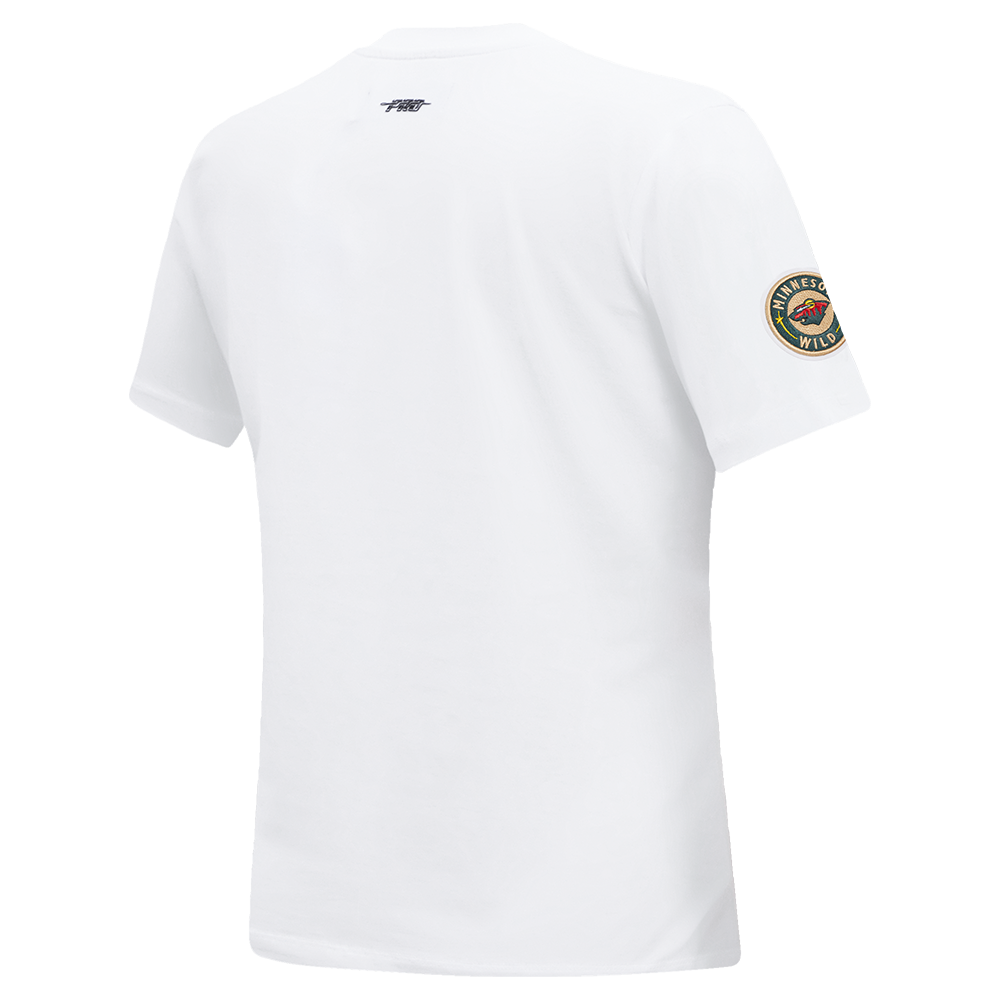 NHL MINNESOTA WILD CLASSIC T-SHIRT AJUSTÉ POUR FEMME (BLANC)