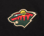 NHL MINNESOTA WILD CLASSIC T-SHIRT À COUPE CARRÉE POUR FEMME (NOIR)