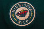 NHL MINNESOTA WILD CLASSIC T-SHIRT EN JERSEY SIMPLE À COUPE CARRÉE POUR FEMME (VERT FORÊT)