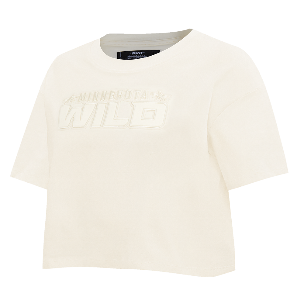 NHL MINNESOTA WILD NEUTRAL WOMEN'S BOXY TEE (EGGSHELL)