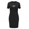NHL MINNESOTA WILD CLASSIC WOMEN'S BODYCON DRESS (BLACK)