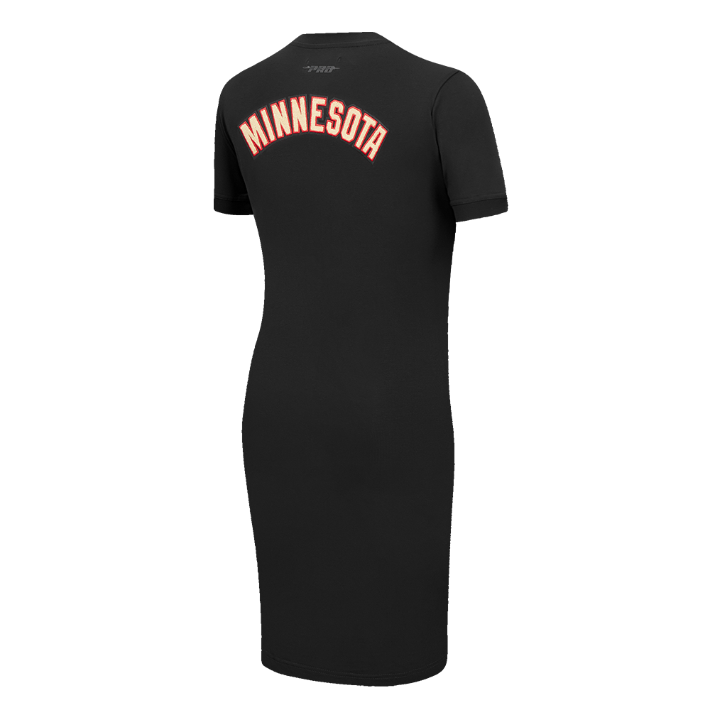 NHL MINNESOTA WILD CLASSIC WOMEN'S BODYCON DRESS (BLACK)