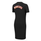 NHL MINNESOTA WILD CLASSIC WOMEN'S BODYCON DRESS (BLACK)