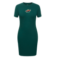 NHL MINNESOTA WILD CLASSIC ROBE MOULANTE POUR FEMME (VERT FORÊT)