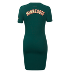 NHL MINNESOTA WILD CLASSIC ROBE MOULANTE POUR FEMME (VERT FORÊT)