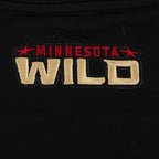 NHL MINNESOTA WILD CLASSIC WOMEN'S FLEECE CREWNECK (BLACK)