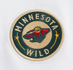 NHL MINNESOTA WILD CLASSIC WOMEN'S FLEECE CREWNECK (WHITE)