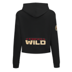 NHL MINNESOTA WILD CLASSIC CHANDAIL À CAPUCHON COURT EN MOLLETON POUR FEMME (NOIR)