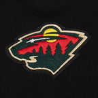 NHL MINNESOTA WILD CLASSIC CHANDAIL À CAPUCHON COURT EN MOLLETON POUR FEMME (NOIR)