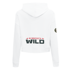 NHL MINNESOTA WILD CLASSIC WOMEN'S CROPPED FLEECE PULLOVER HOODIE (WHITE)