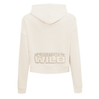 NHL MINNESOTA WILD NEUTRAL WOMEN'S CROPPED PULLOVER HOODIE (EGGSHELL)