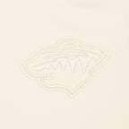 NHL MINNESOTA WILD NEUTRAL WOMEN'S CROPPED PULLOVER HOODIE (EGGSHELL)