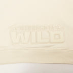 NHL MINNESOTA WILD NEUTRAL WOMEN'S CROPPED PULLOVER HOODIE (EGGSHELL)