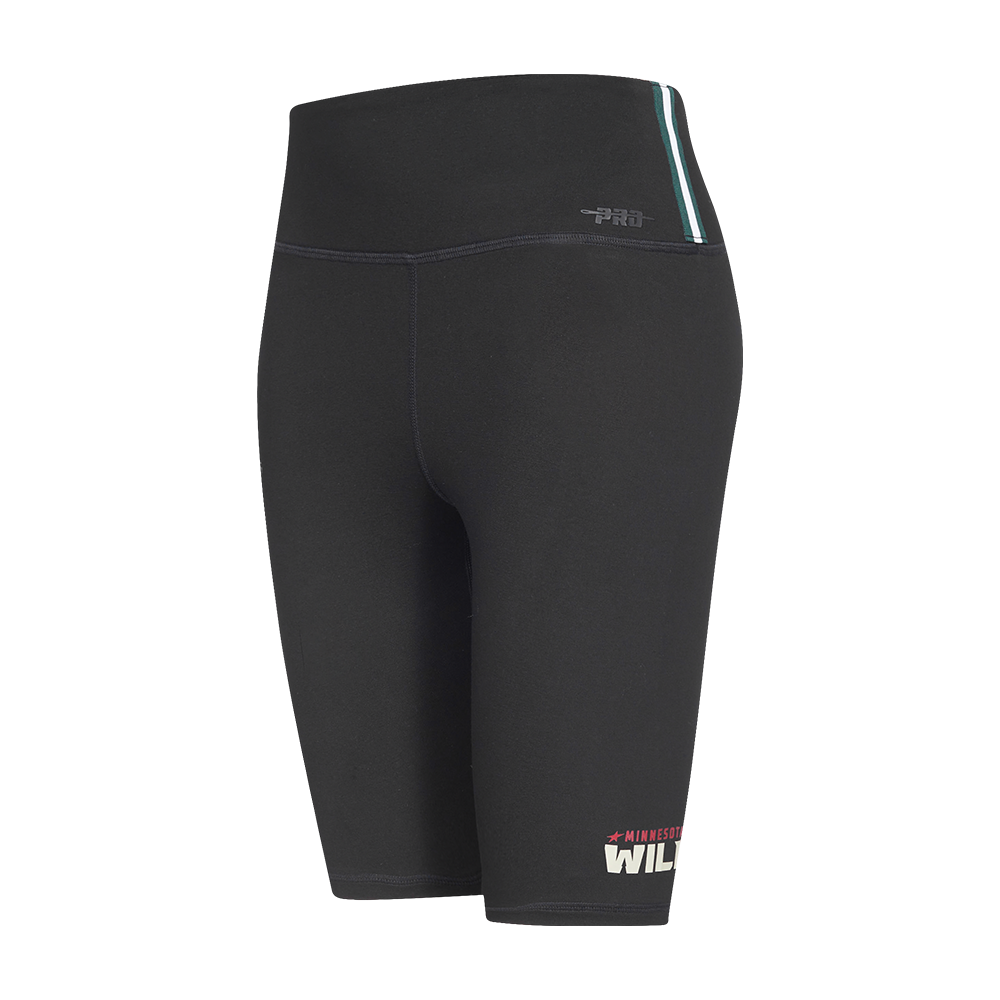 NHL MINNESOTA WILD CLASSIC WOMEN'S COTTON BIKE SHORT (BLACK)