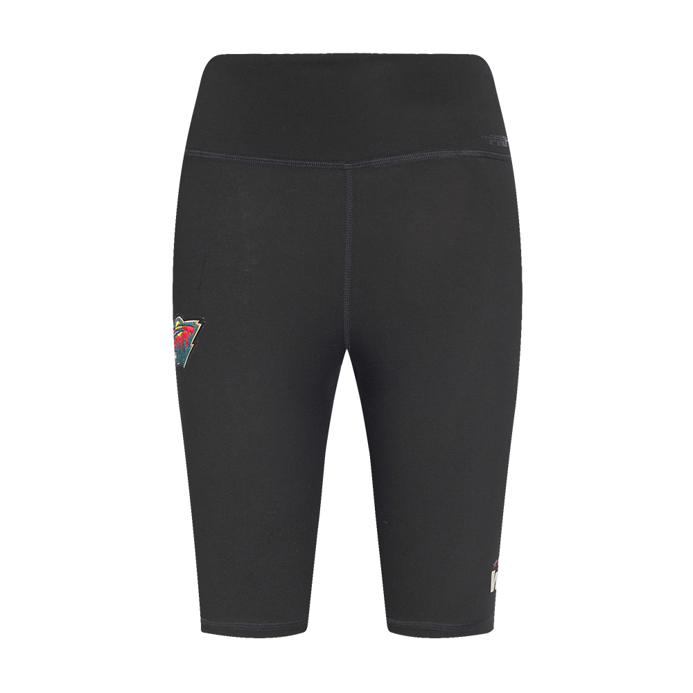 NHL MINNESOTA WILD CLASSIC WOMEN'S COTTON BIKE SHORT (BLACK)