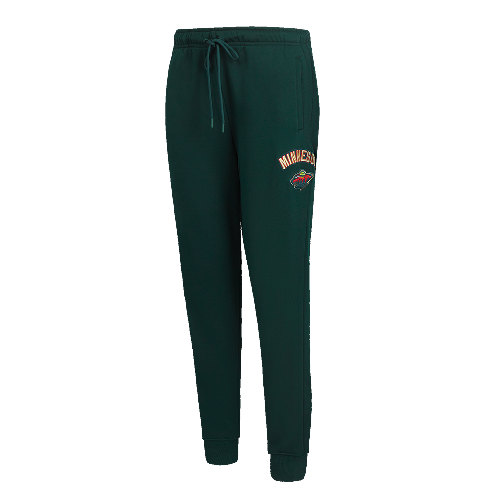 NHL MINNESOTA WILD CLASSIC PANTALON OUATÉ EN MOLLETON POUR FEMME (VERT FORÊT)