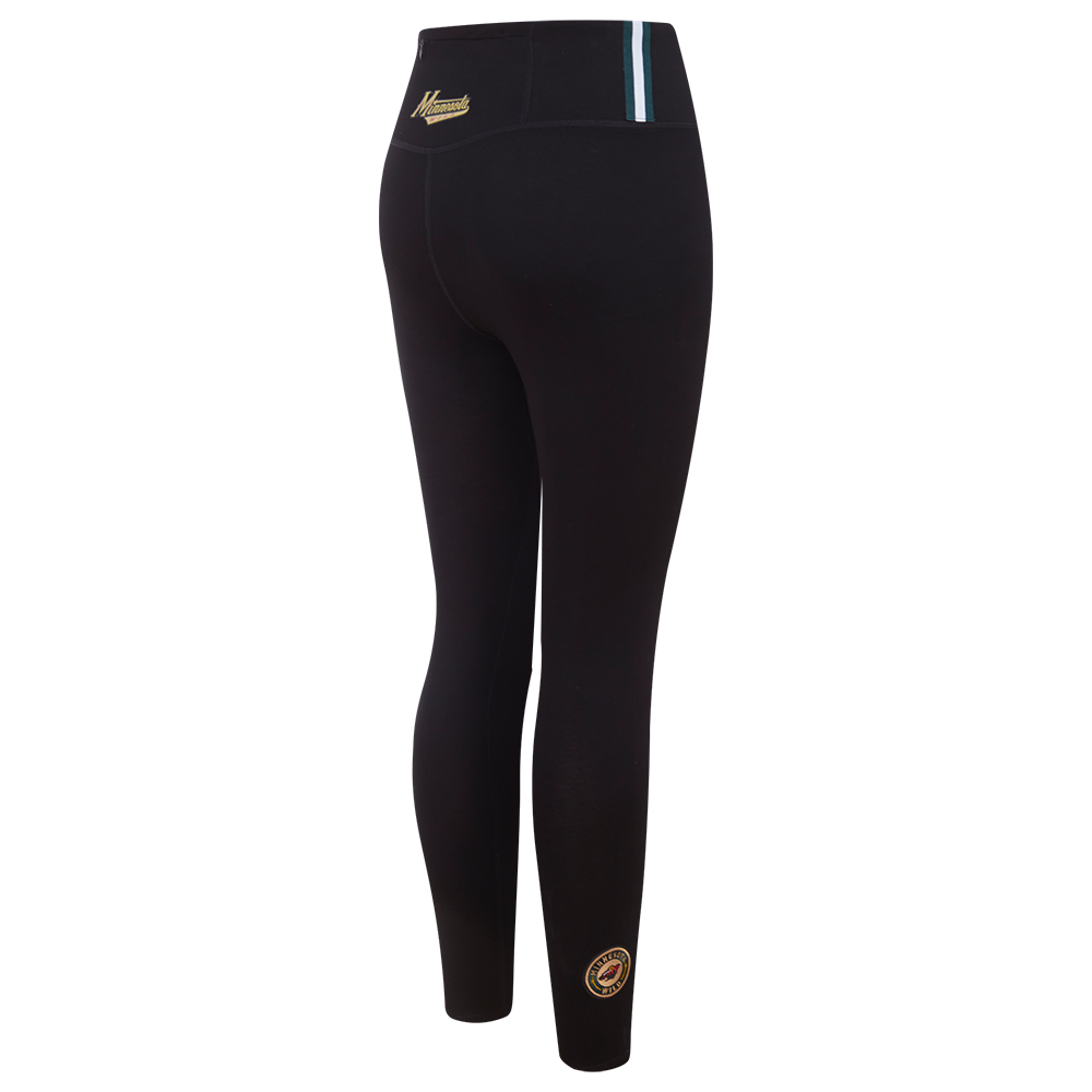 NHL MINNESOTA WILD CLASSIC LEGGING EN JERSEY À TAILLE HAUTE POUR FEMME (NOIR)