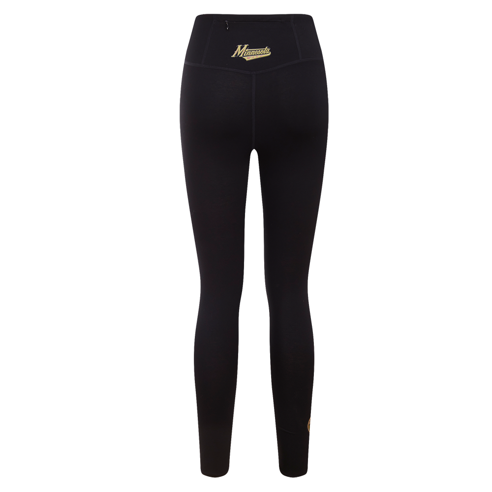 NHL MINNESOTA WILD CLASSIC LEGGING EN JERSEY À TAILLE HAUTE POUR FEMME (NOIR)